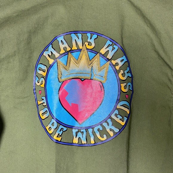 Disney Descendants D-signed utilitarian cargo kids girls size 12 olive green - Picture 9 of 14